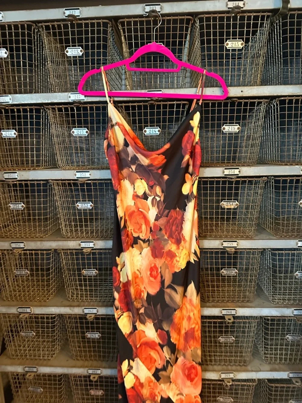 RESA Black Floral Margot Maxi Dress Size Medium 38429